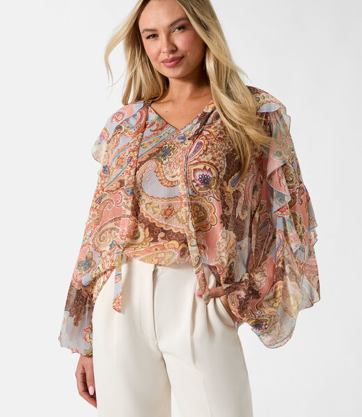 Paisley print blouse&nbsp;