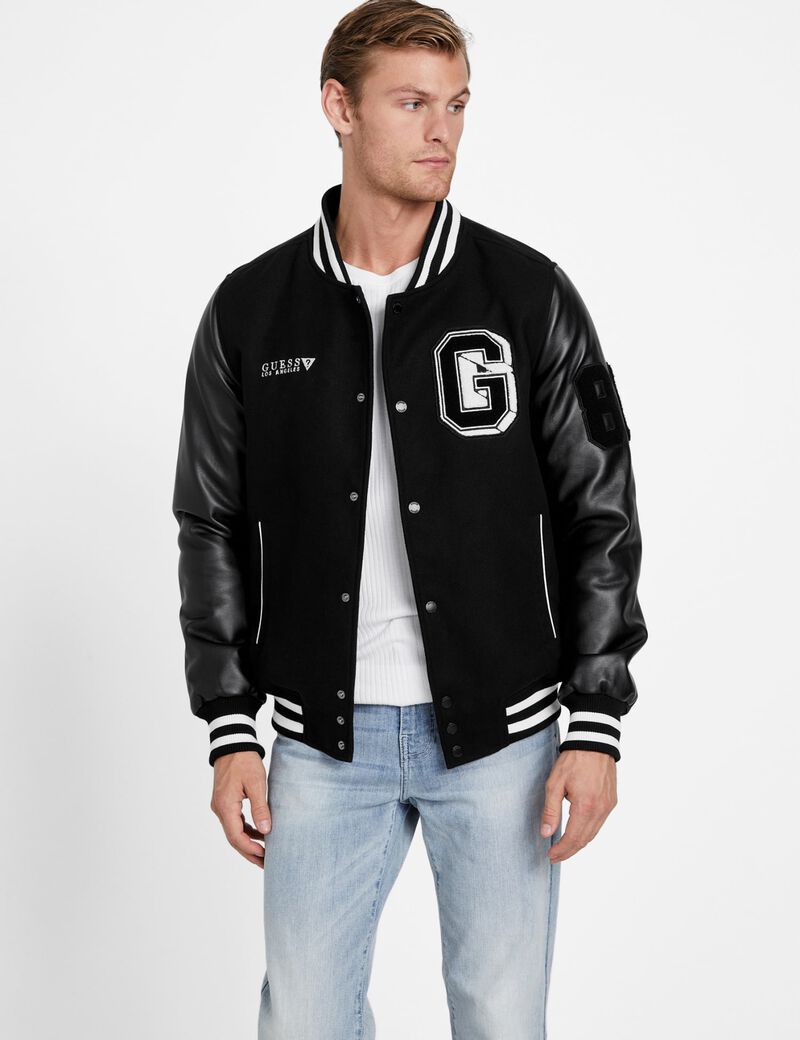 Shop GUESS Online Varsity Jacket