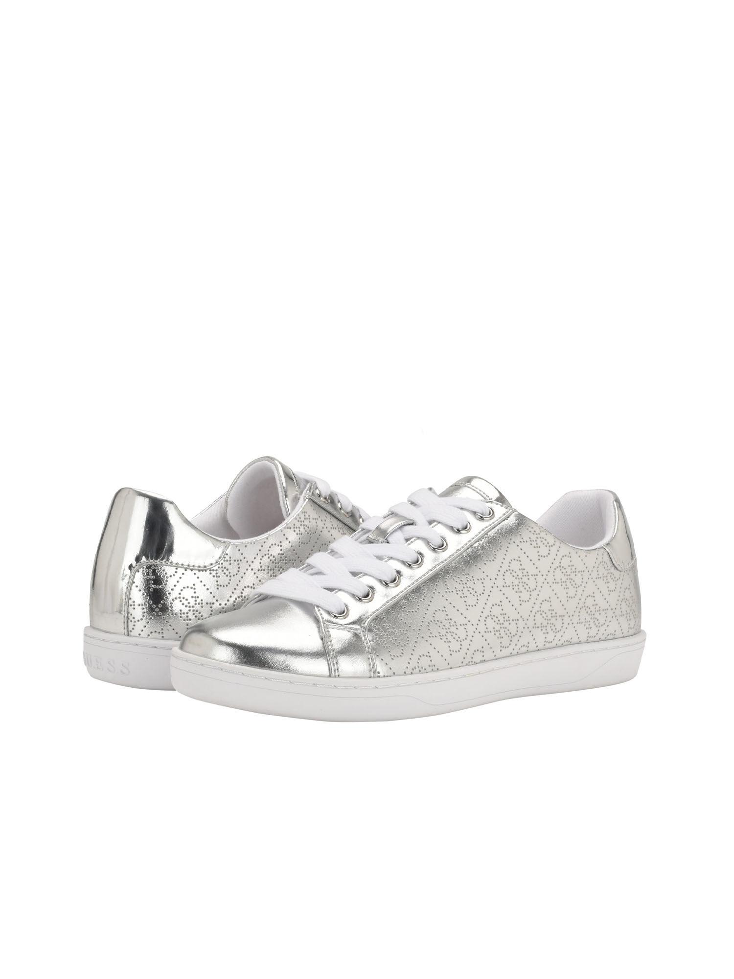 Guess women's 2025 silver sneakers
