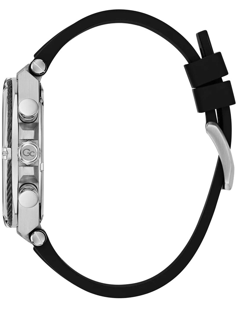 Gc IronClass chrono silicone watch