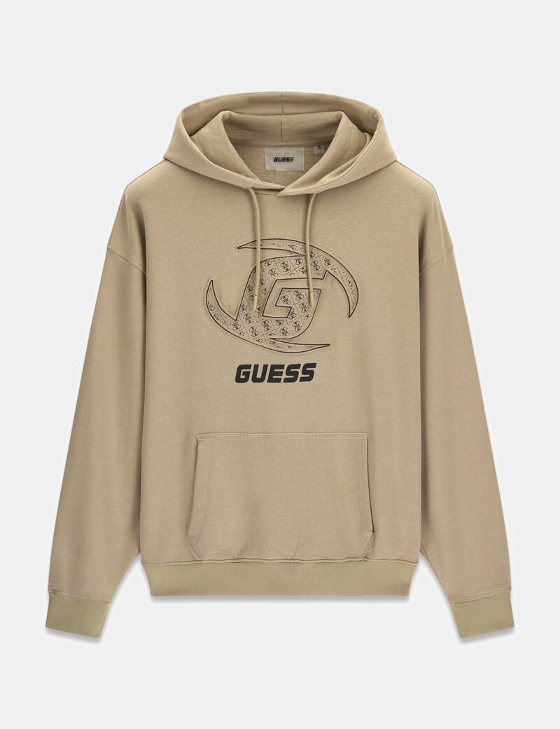 Front logo hoodie sweatshirt