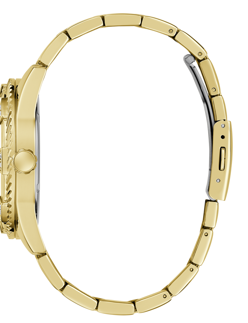 Mens Gold Tone Analog Watch