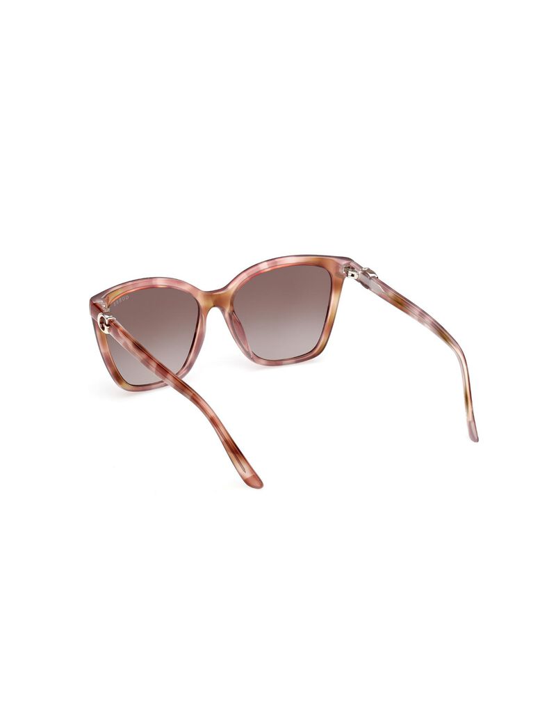 Square gradient brown smoke sunglasses