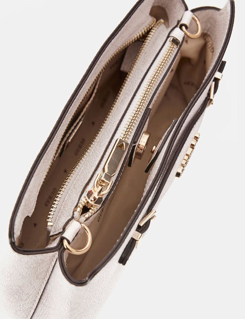 guess katya 4g logo mini crossbody bag