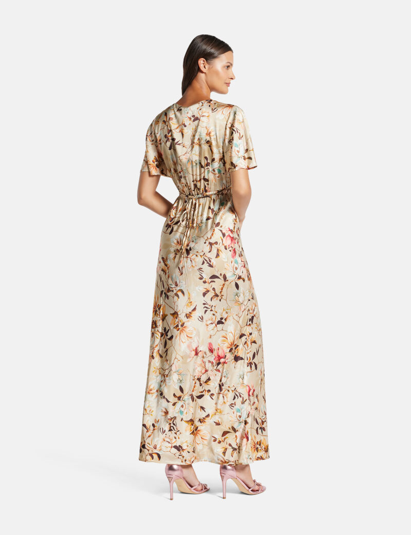 Martine split long dress