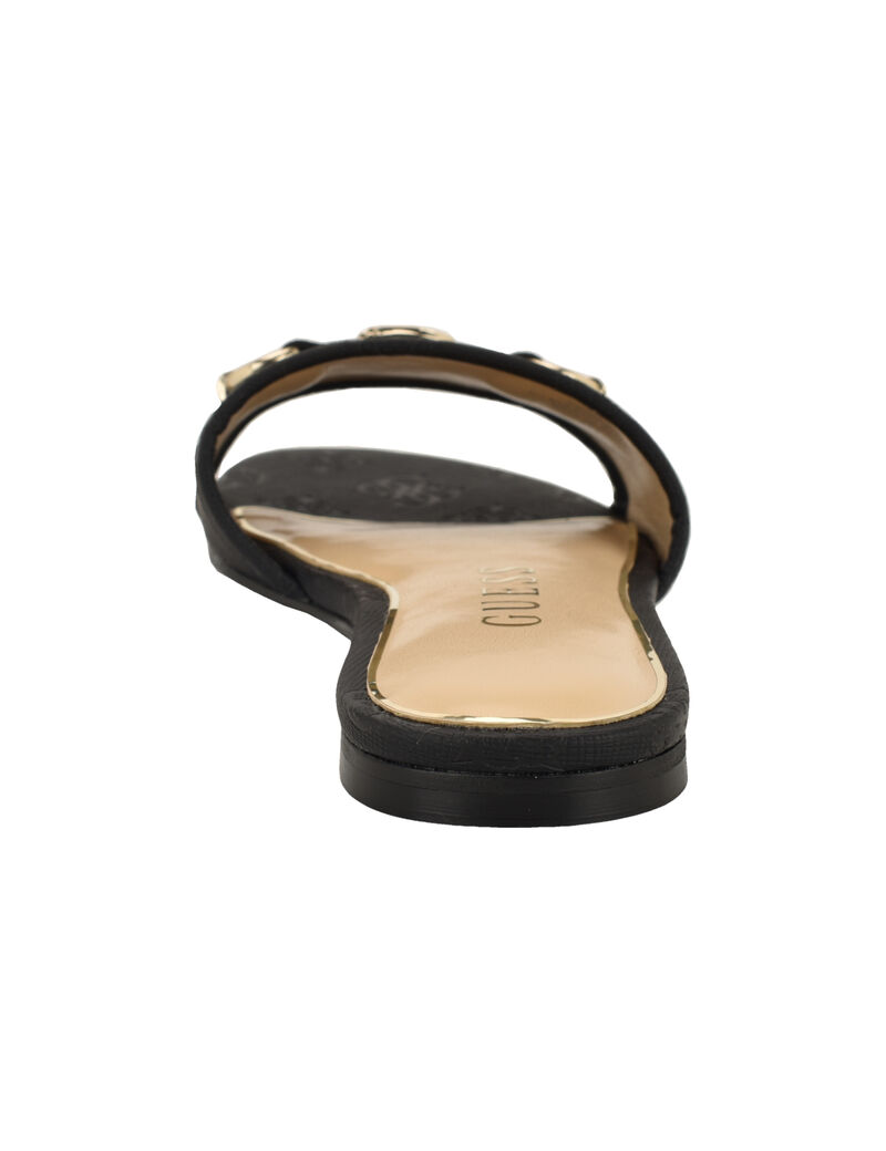 guess hammi logo slide sandals