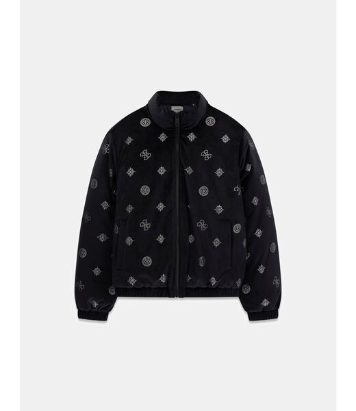 جيس amalia allover peony puffer jacket