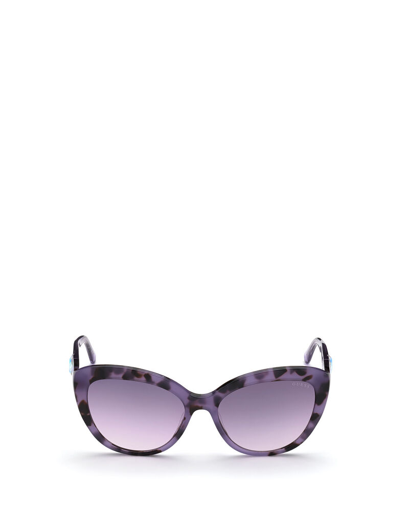 نظارة شمسية ملونة بتصميم عين القطة