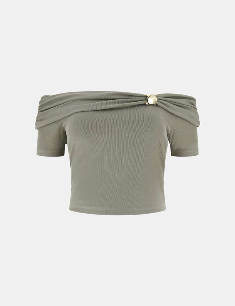 BRIGITTE OFF SHOULDER TOP
