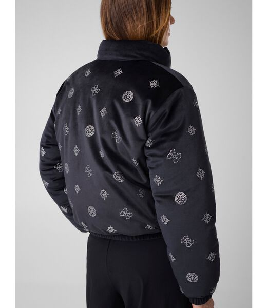 جيس amalia allover peony puffer jacket