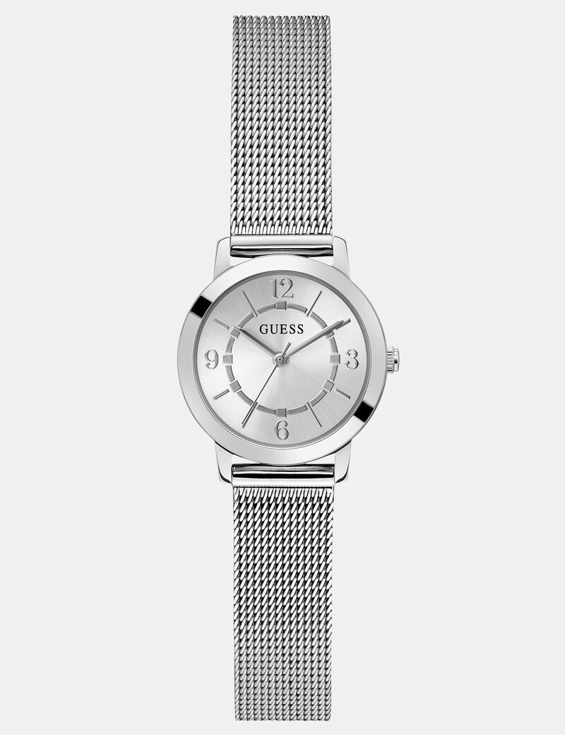 Stainless steel analogue watch