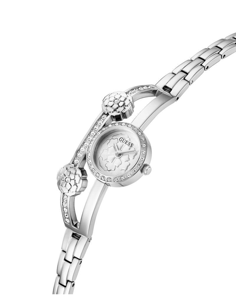 Ladies Silver Tone Analog Watch