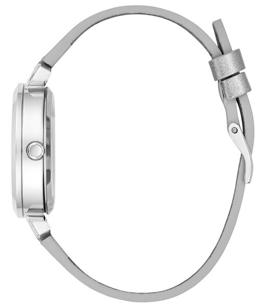 P SLV CS W/ CRYS / SUN SLV + CLEAR SEE THRU GLITZ DL / SLV METAL SMTH LTR STRP