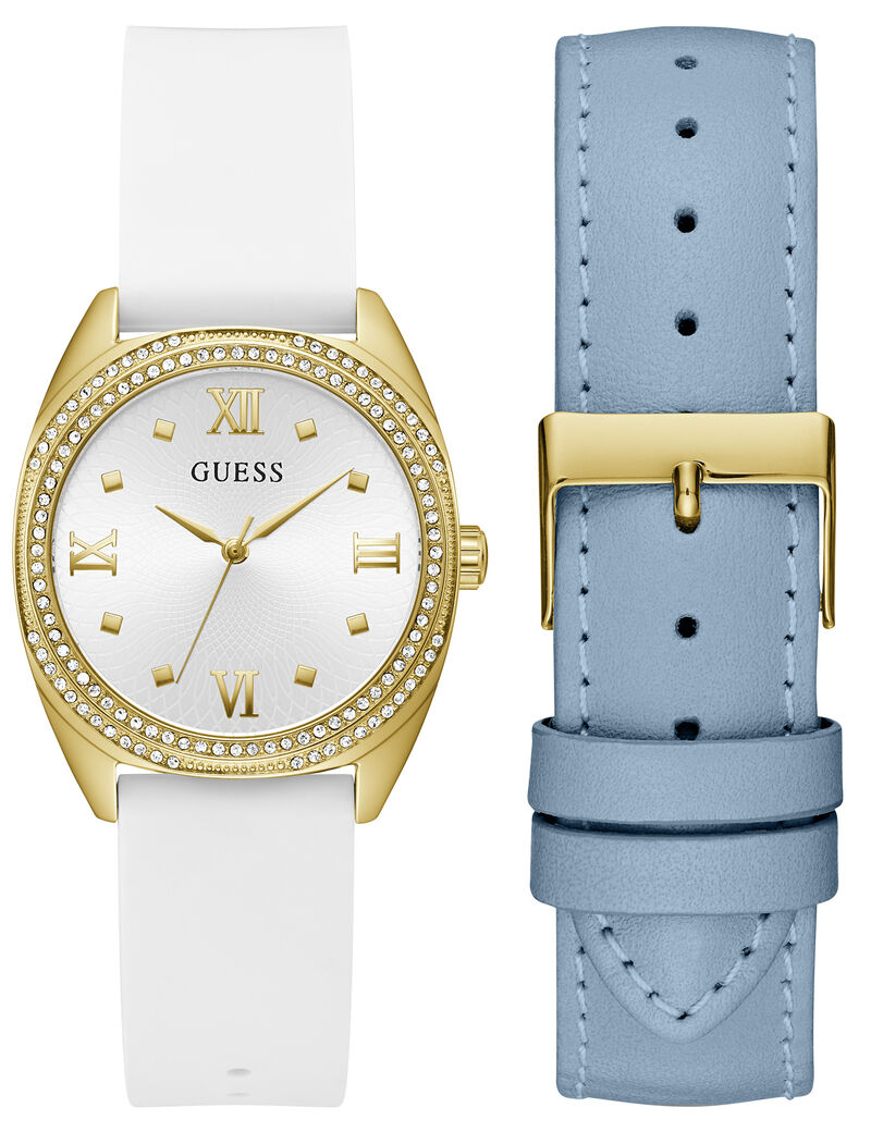 Interchangeable Straps Quartz Analog Genuine leather/Silicone Watch