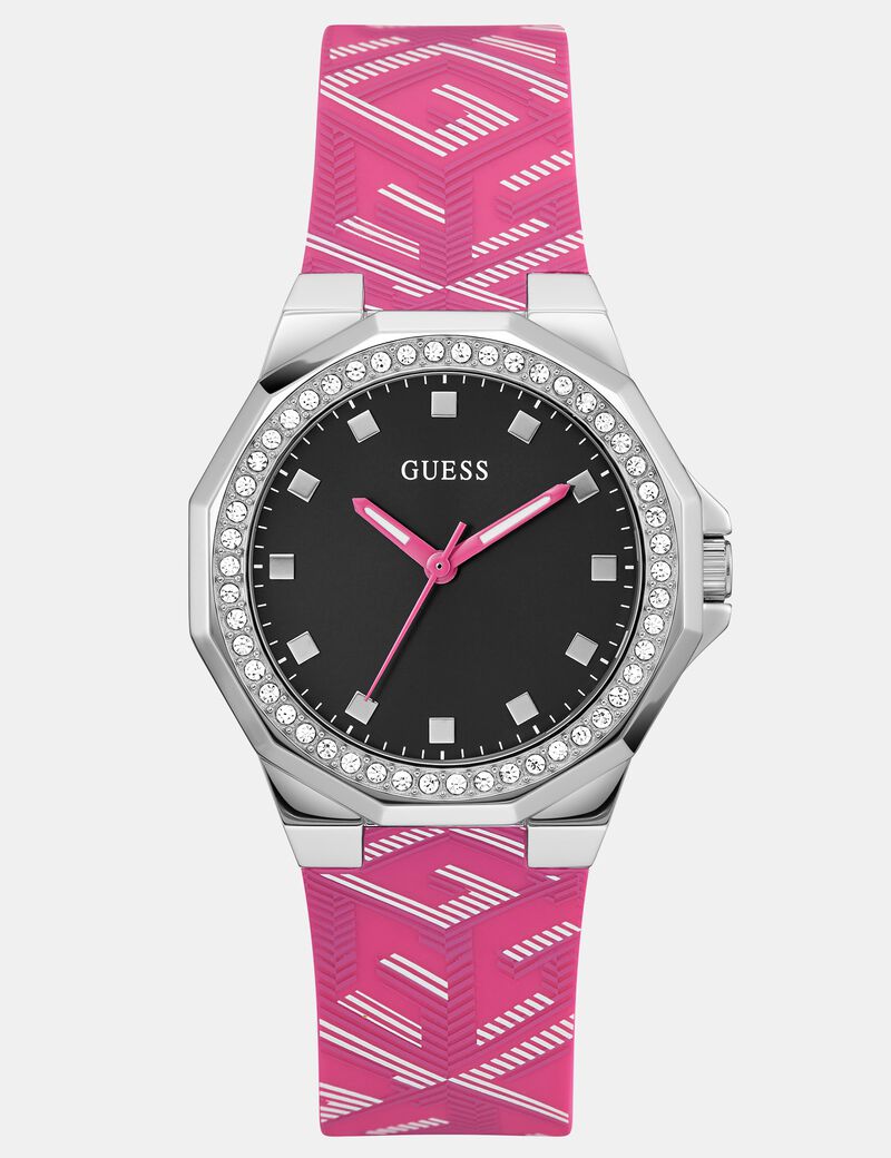 Analogue watch with G Cube logo detail