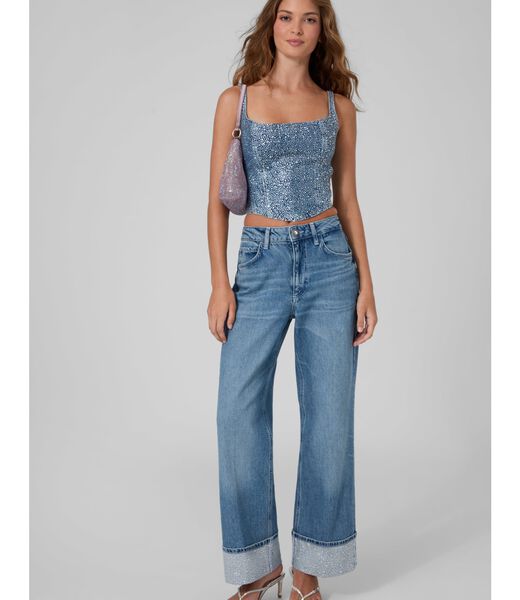 guess rey wide leg jeans