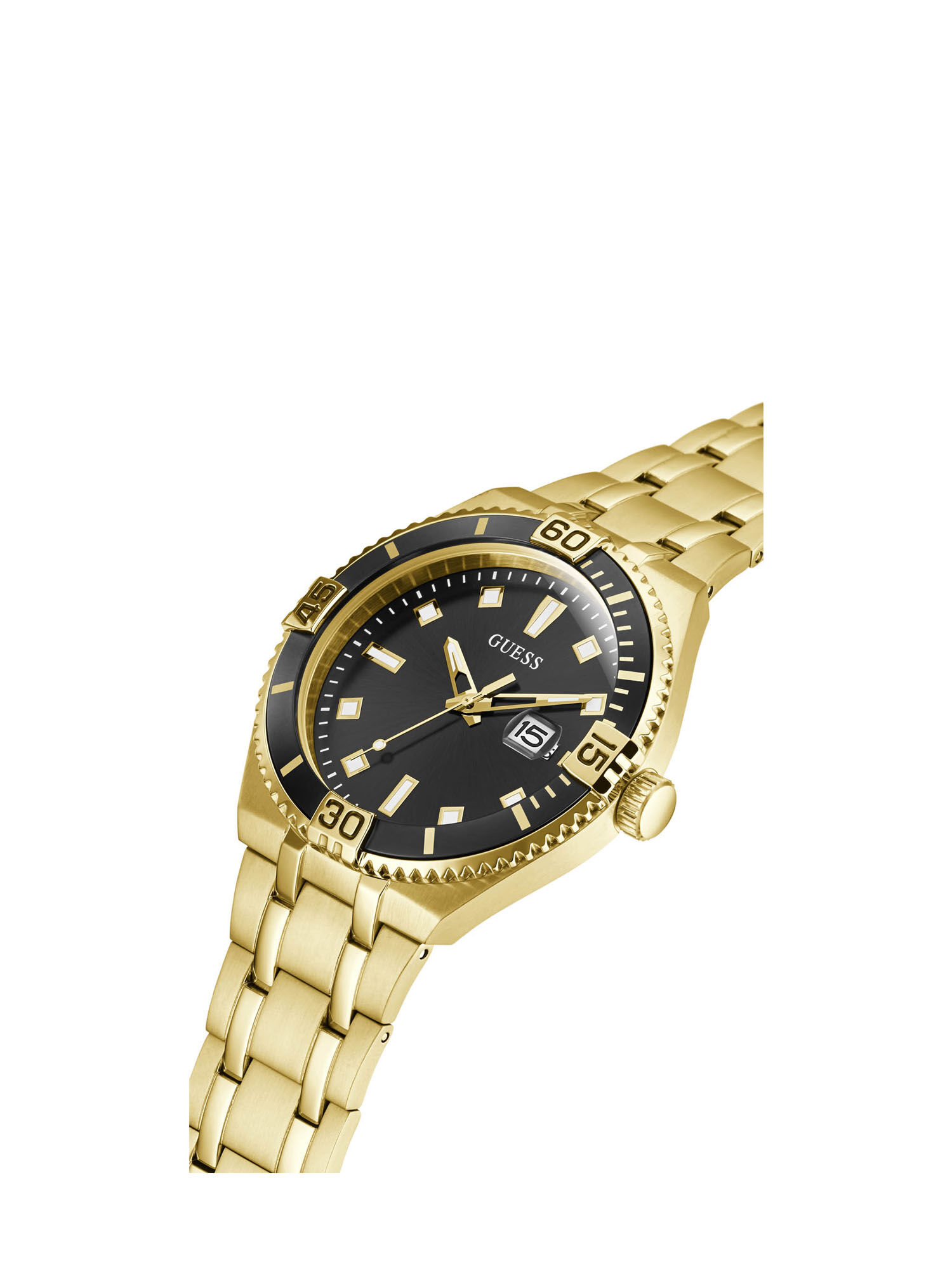 Gold And Black Sport Watch