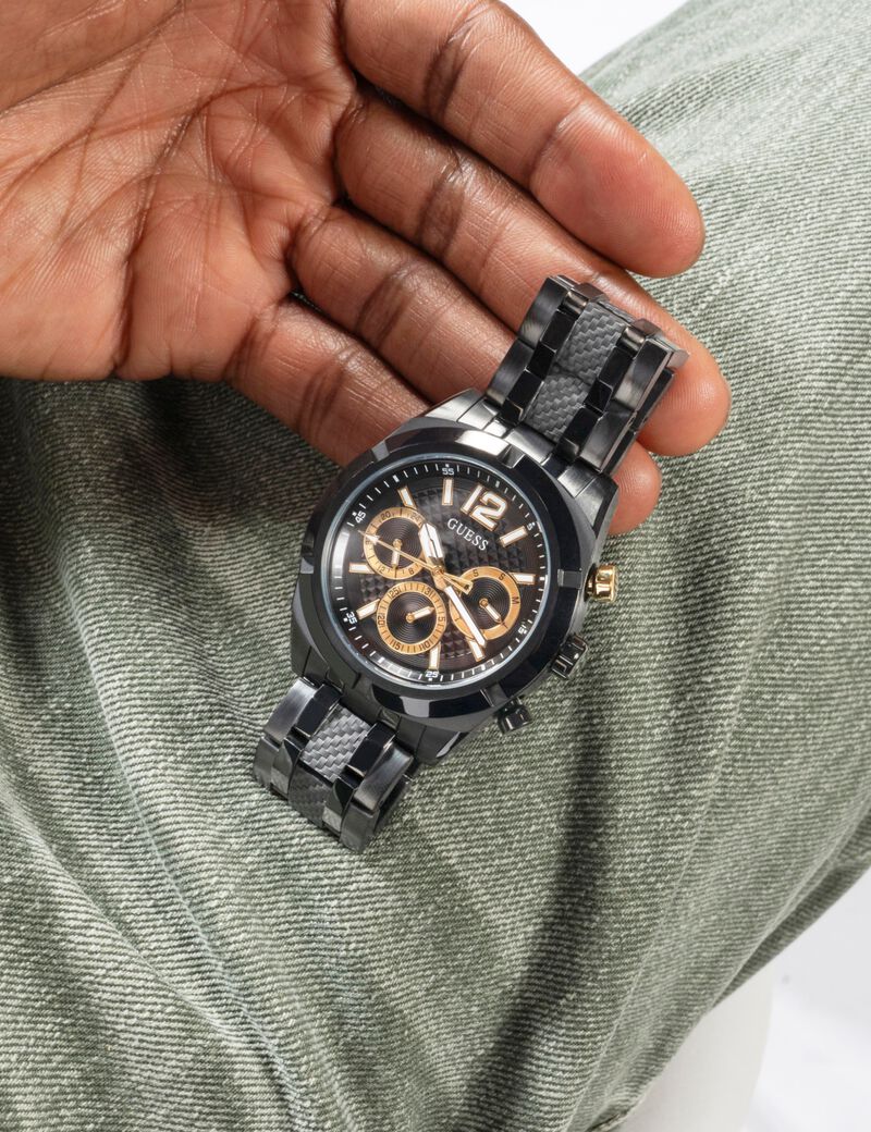 ساعة متعددة الوظائف مصنوعة من الفولاذ المقاوم للصدأ