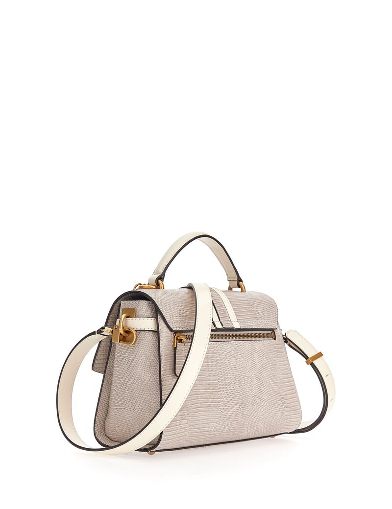Ginevra python-print mini handbag
