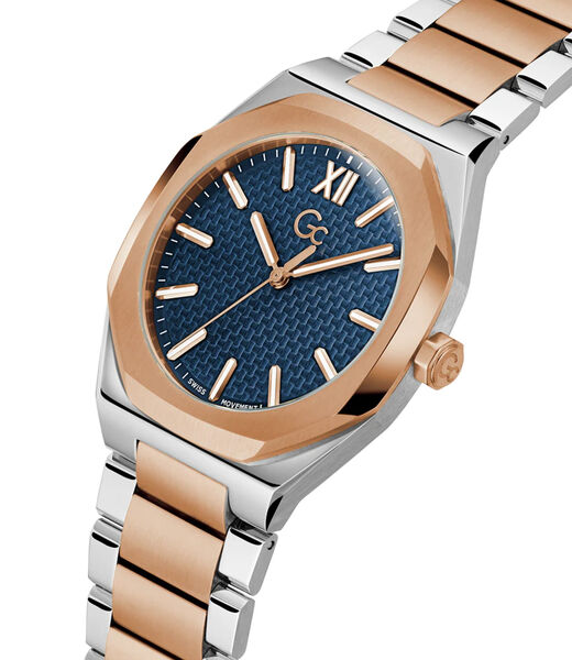 GW COUSSIN SLEEK 2T CS BLU DL 42MM QTZ 2T SS BRCT FW23