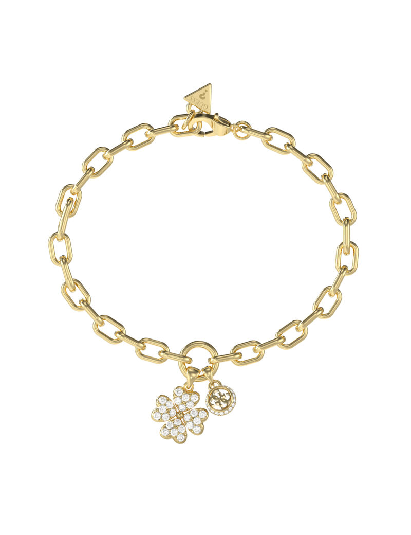 Lucky charm pave bracelet