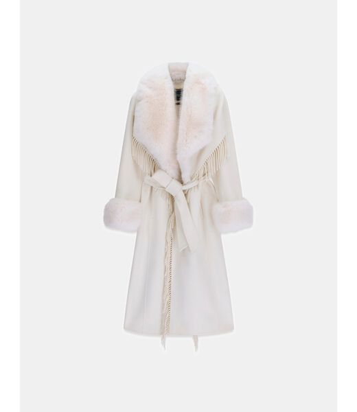 جيس marciano fringed coat