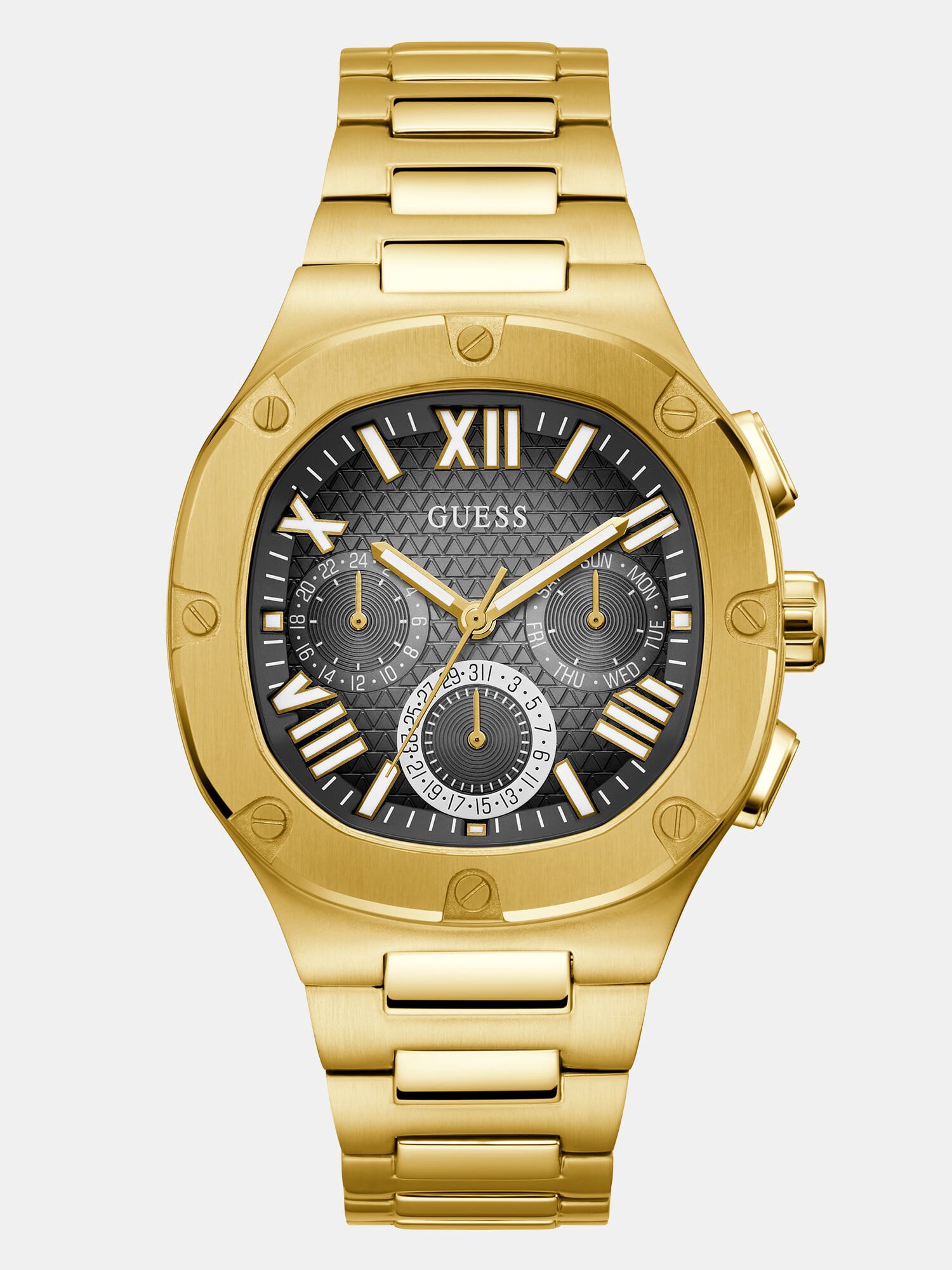 Guess chronograph watch gold hot sale