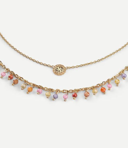 16 18 4G CZ BEAD DOUBLE NK