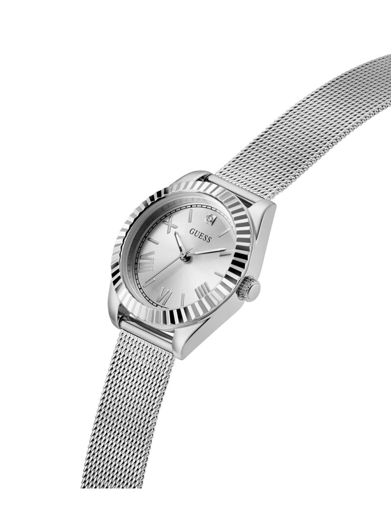 Ladies Silver Tone Analog Watch