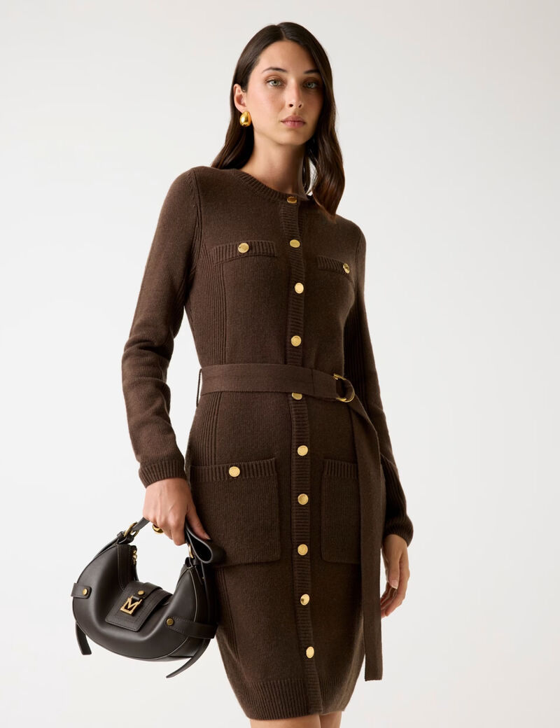 Marciano cashmere-blend mini dress