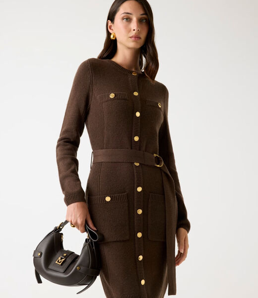 Marciano cashmere-blend mini dress