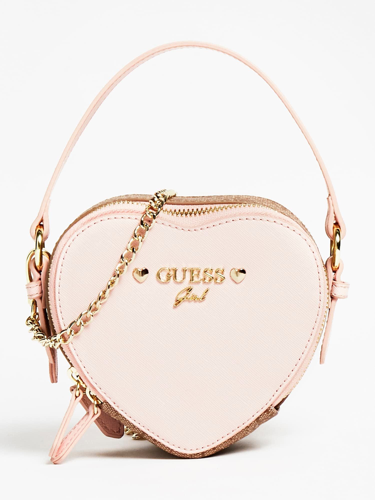 Shop GUESS Online Micole Heart Crossbody Bag