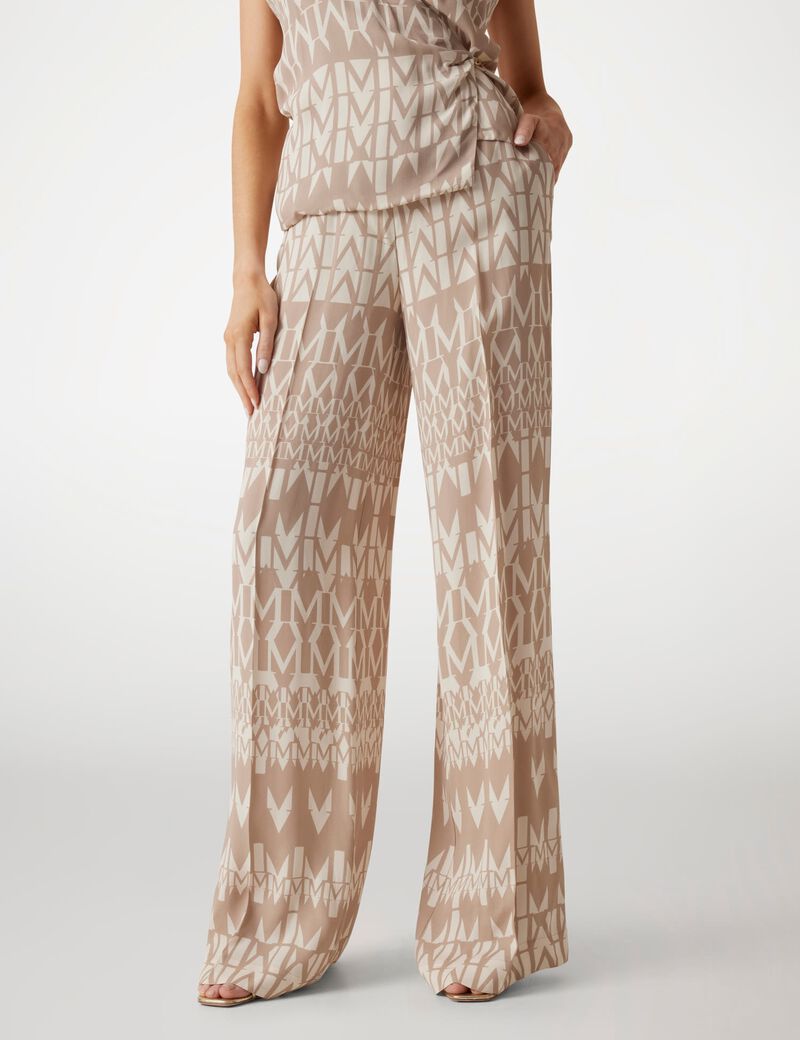 Marciano logo crepon pants