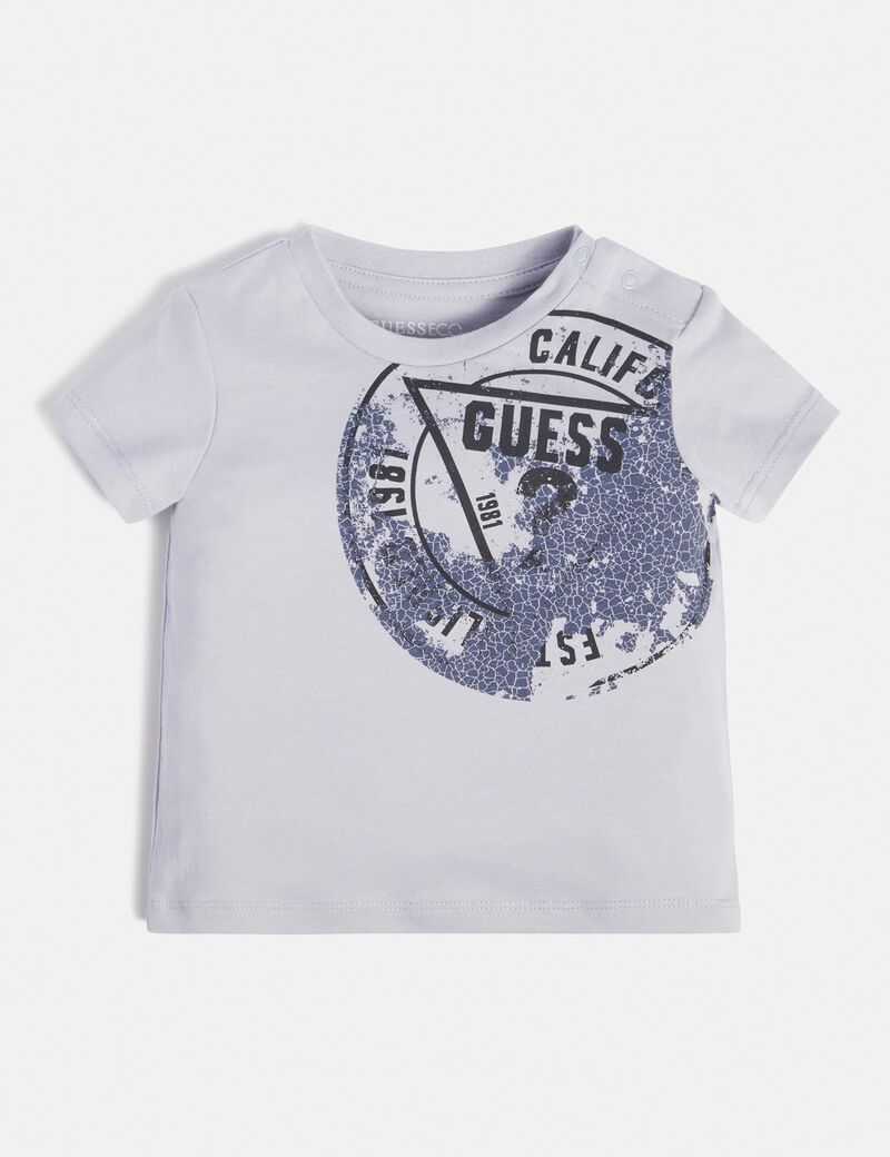 Front logo print t-shirt