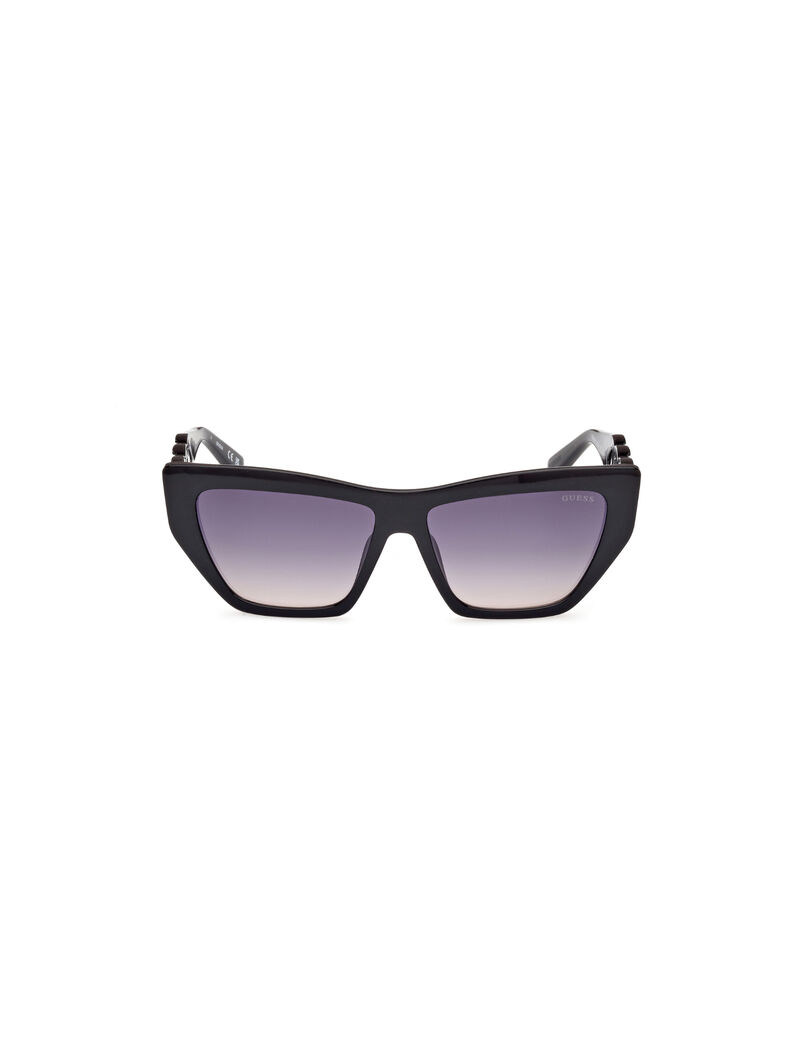 Geometric plastic sunglasses