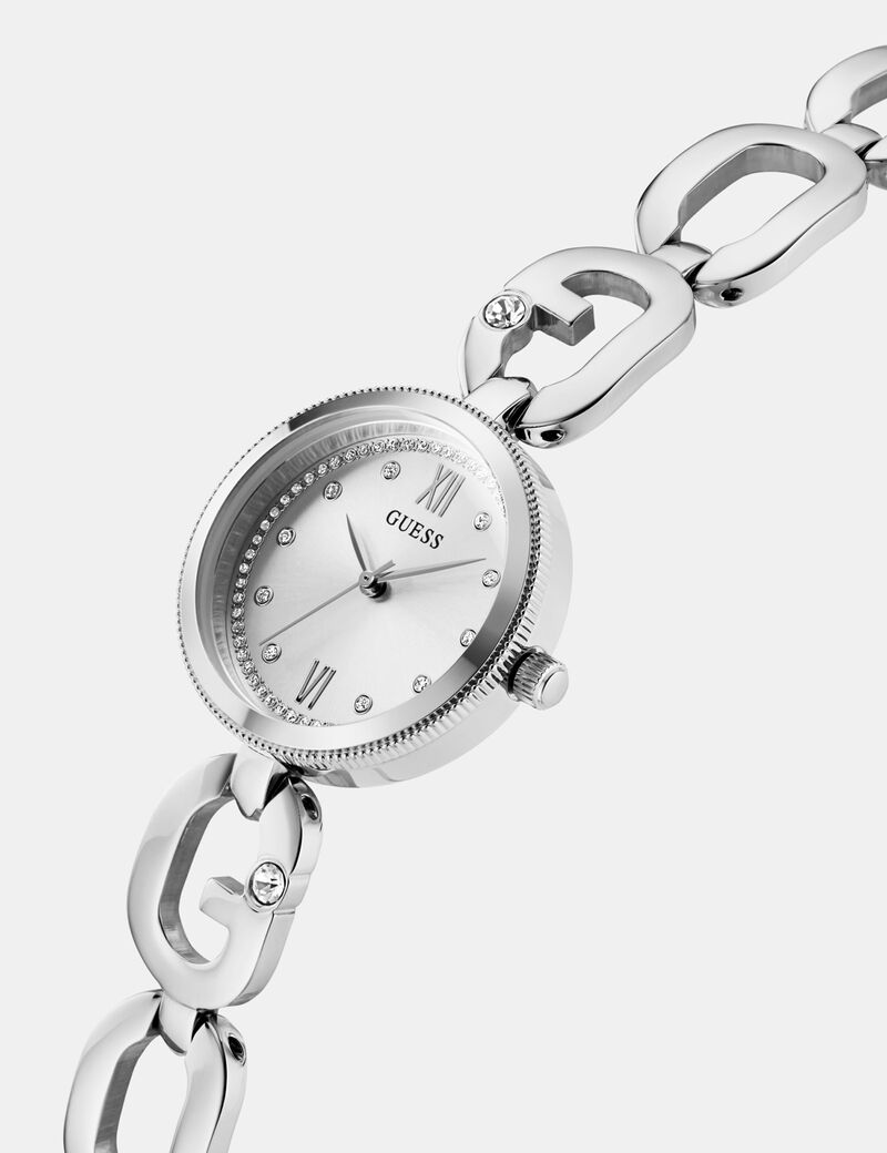 Ladies Silver Tone Analog Watch