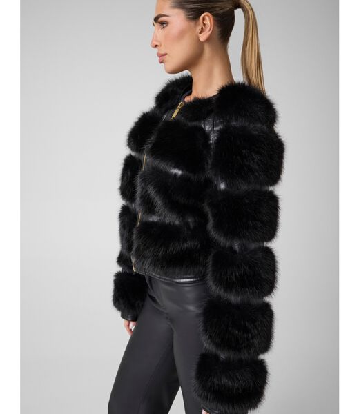 جيس marciano faux fur