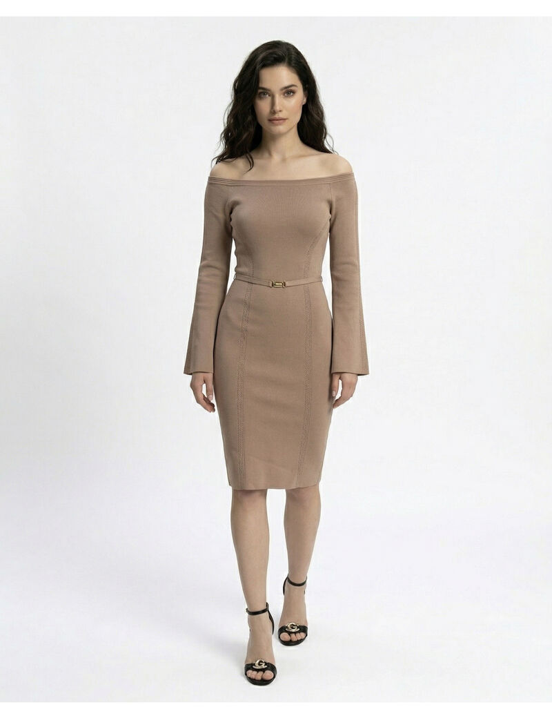 Marciano off-shoulder  midi dress