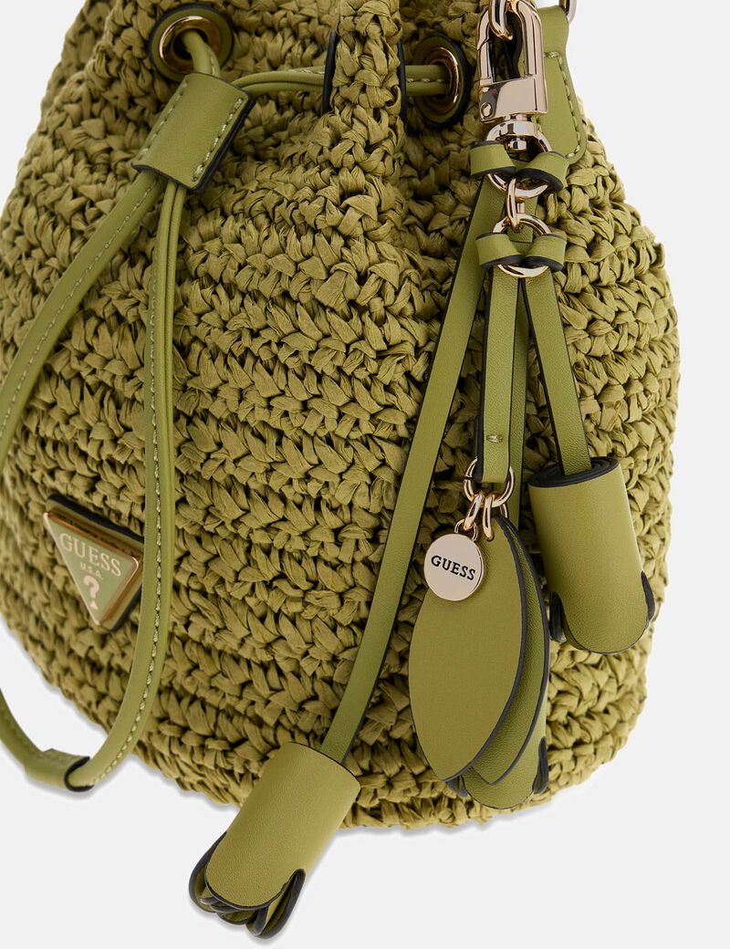 guess ofelia top handle bucket bag