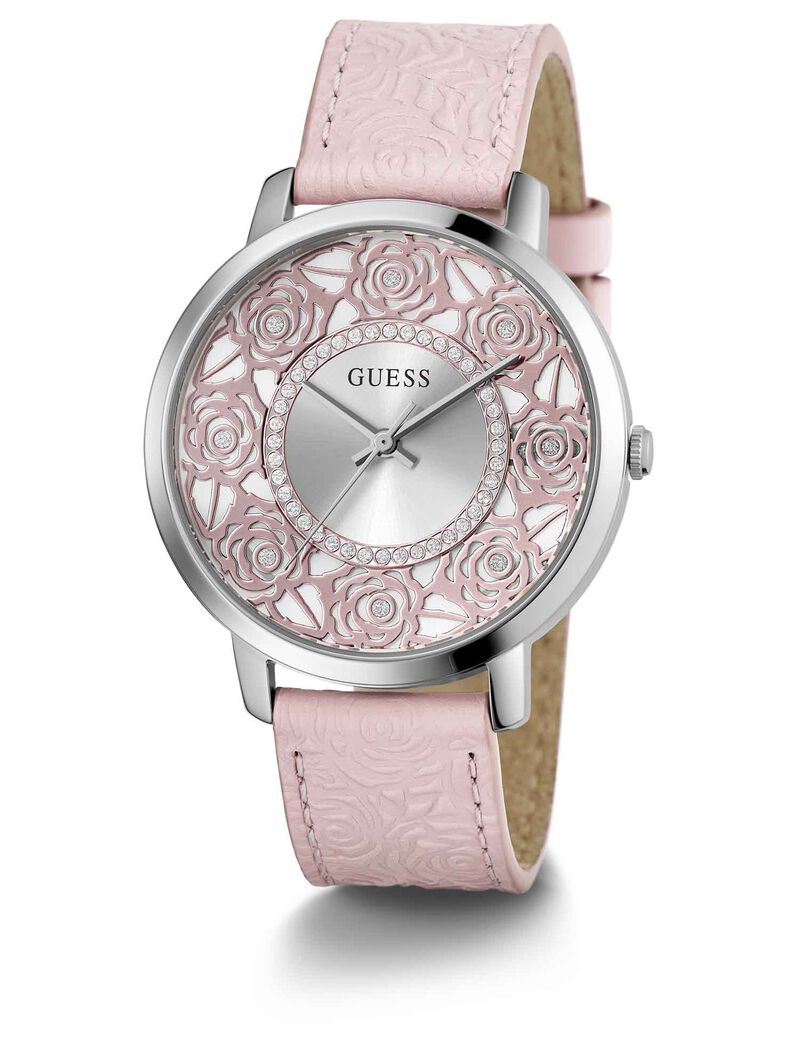 Floral Cutout Analog Watch