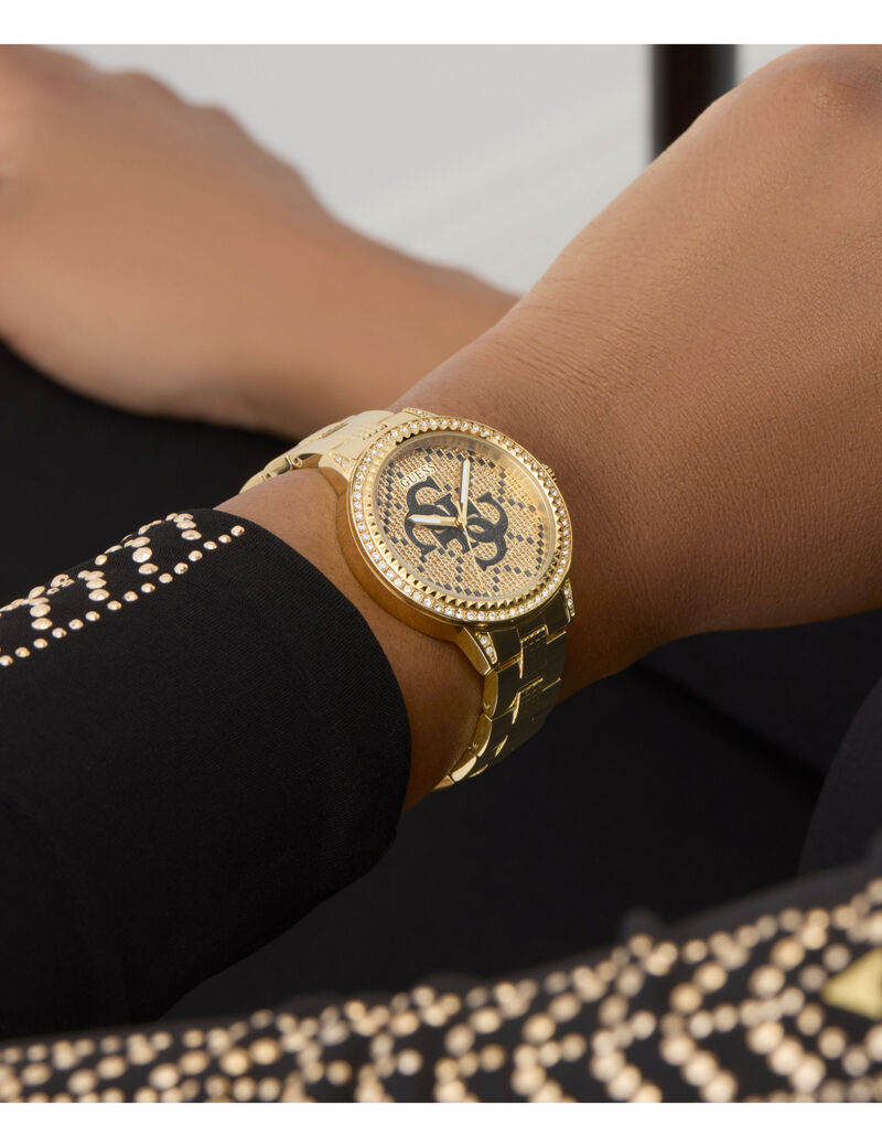 Ladies Gold Tone Analog Watch