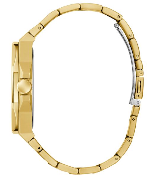 Mens Gold Tone Analog Watch