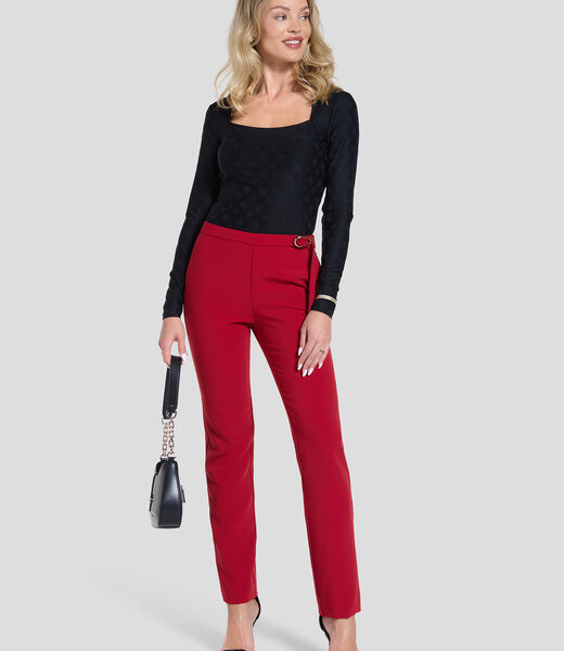 Logo jacquard top