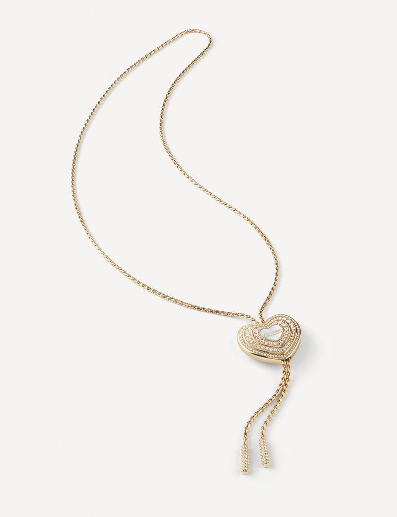 Shop GUESS Long Amami necklace, Gold GUESS UAE