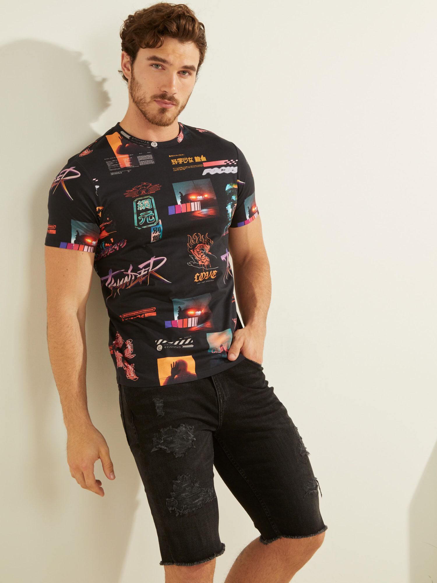Shop GUESS Online Basic T Shirt