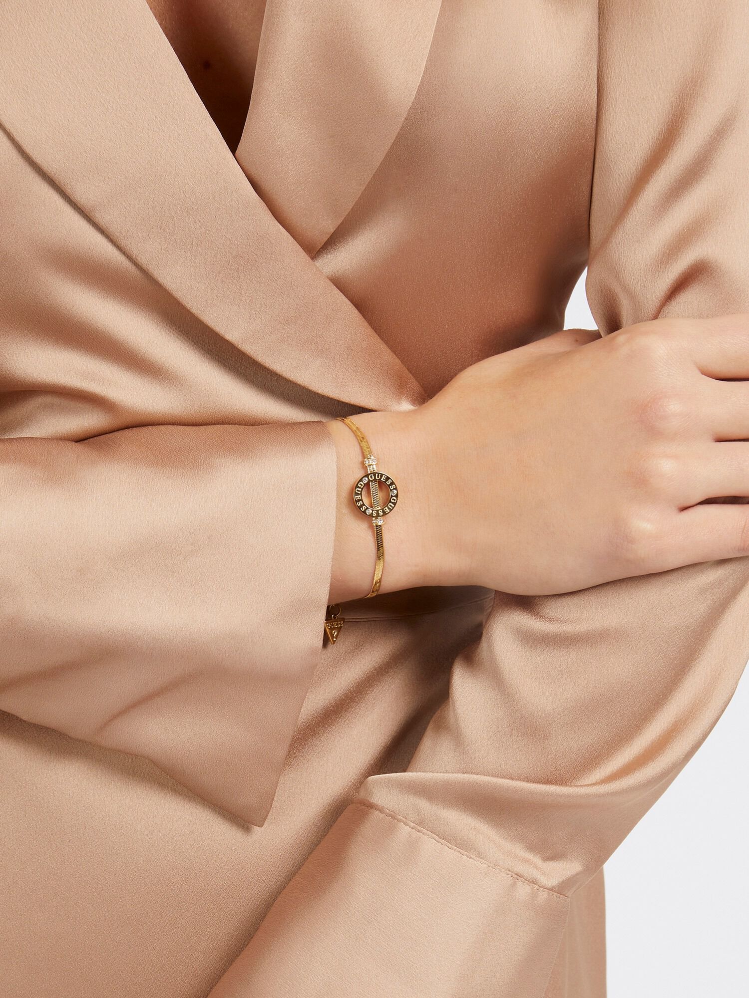 Guess gold bangle best sale