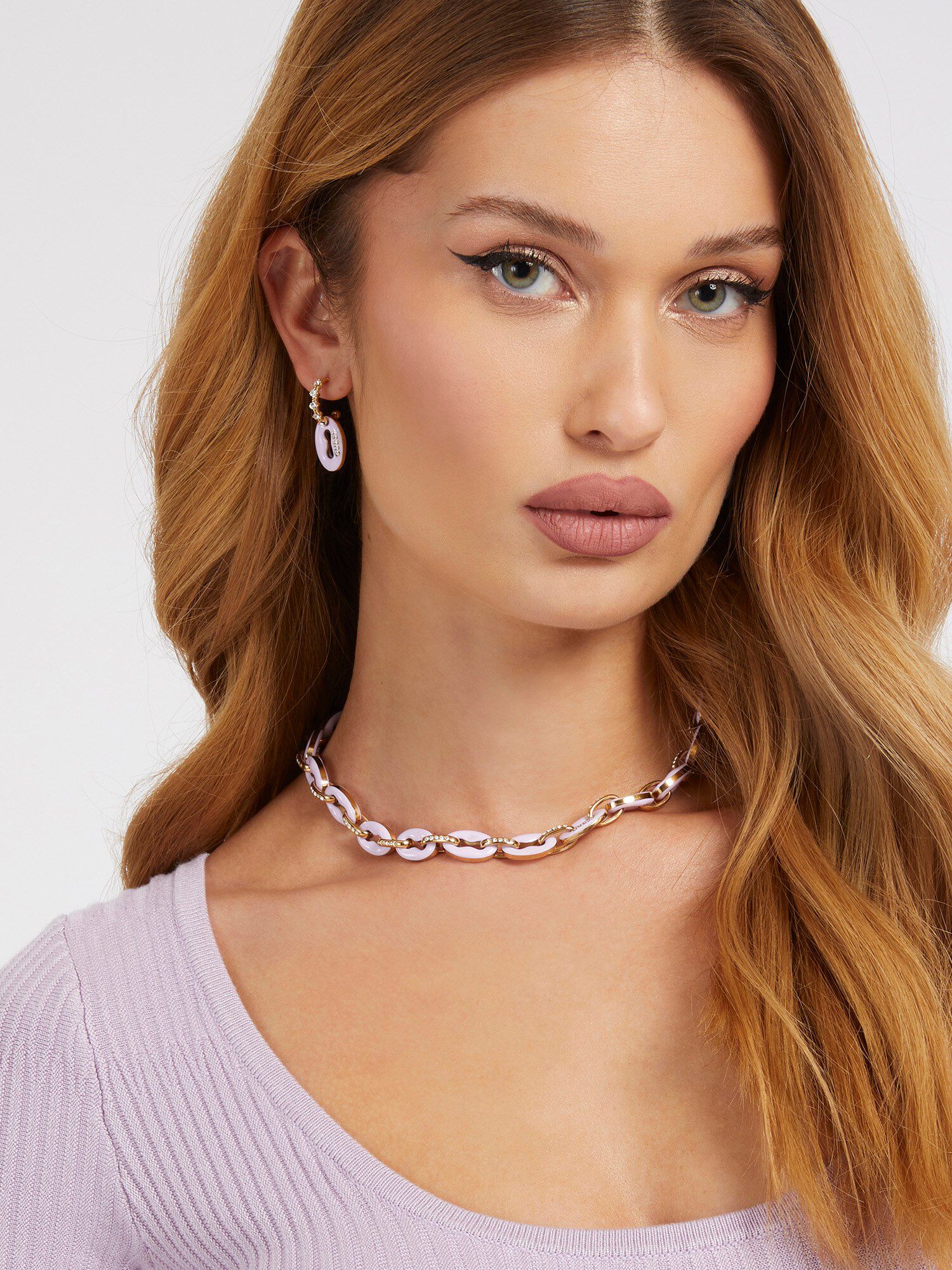 Guess choker necklace clearance