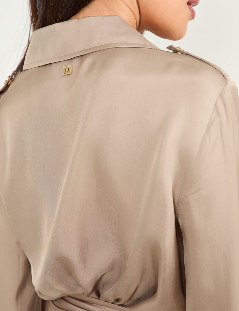 Marciano wrap blouse