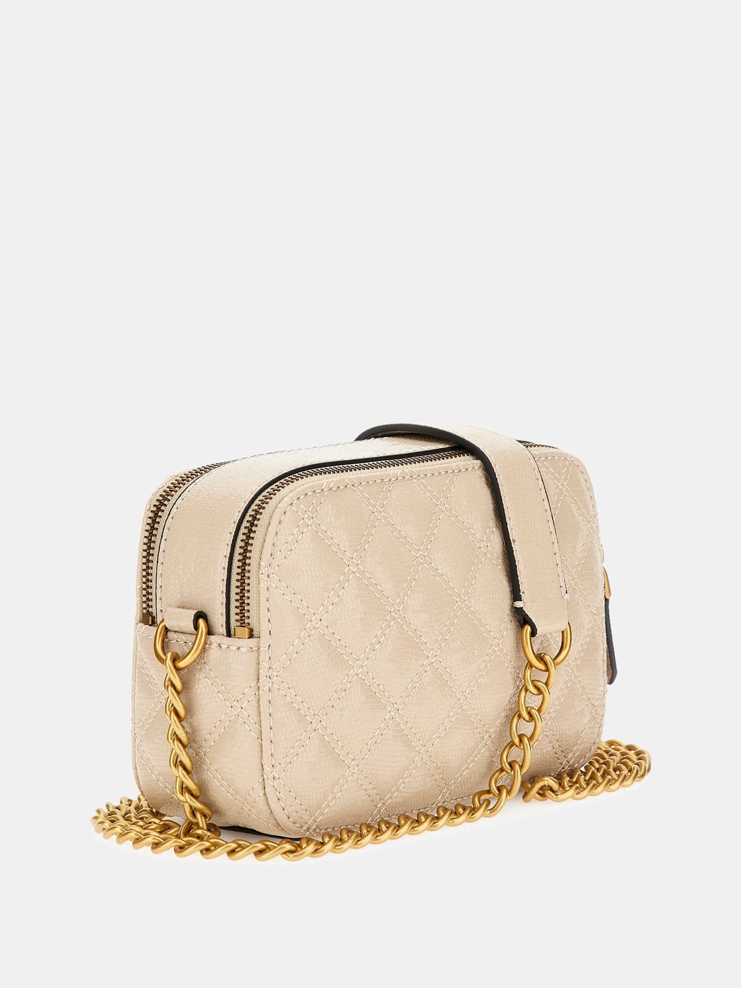 Guess classic quilted mini crossbody hot sale
