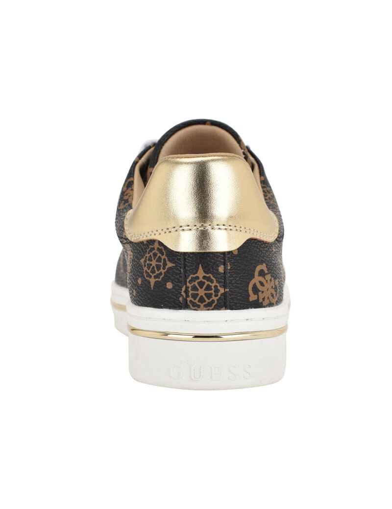 Lace Up Round Toe Sneaker with Charms